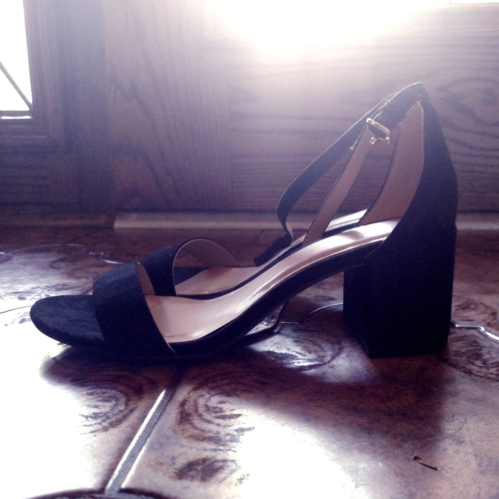 Block Heel Sandals (NEW, no tags)